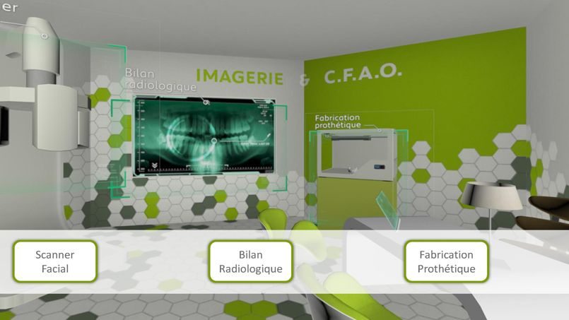salle d'imagerie cabinet dentaire du futur ADF 2014