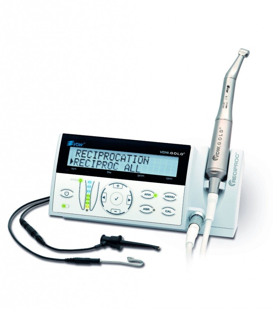 Moteur endodontie avec localisateur d&rsquo;apex intégré Gold Reciproc - VDW