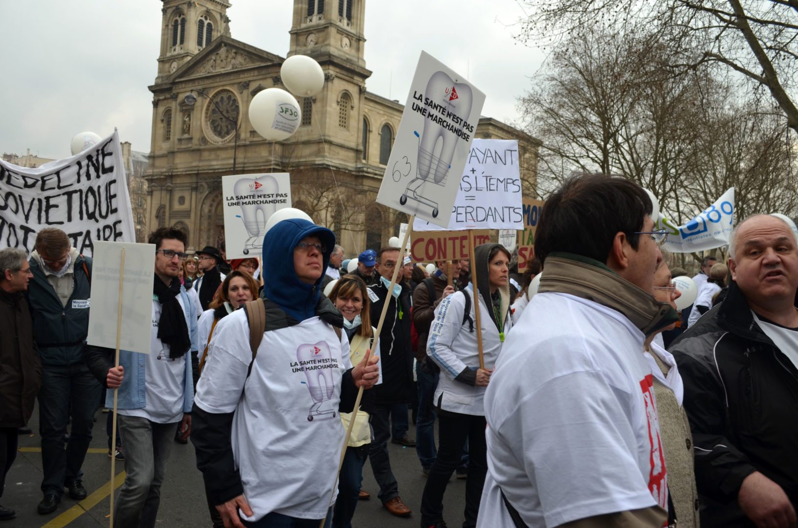 Dentistes manifestation 15 mars 2015 paris