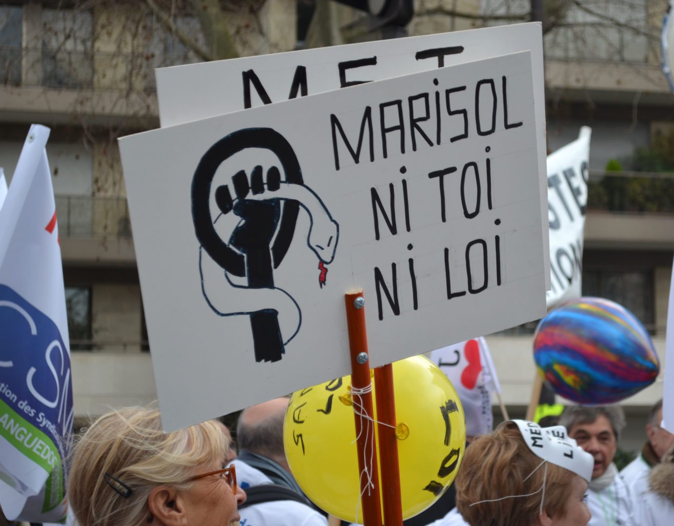 Loi de sante manif