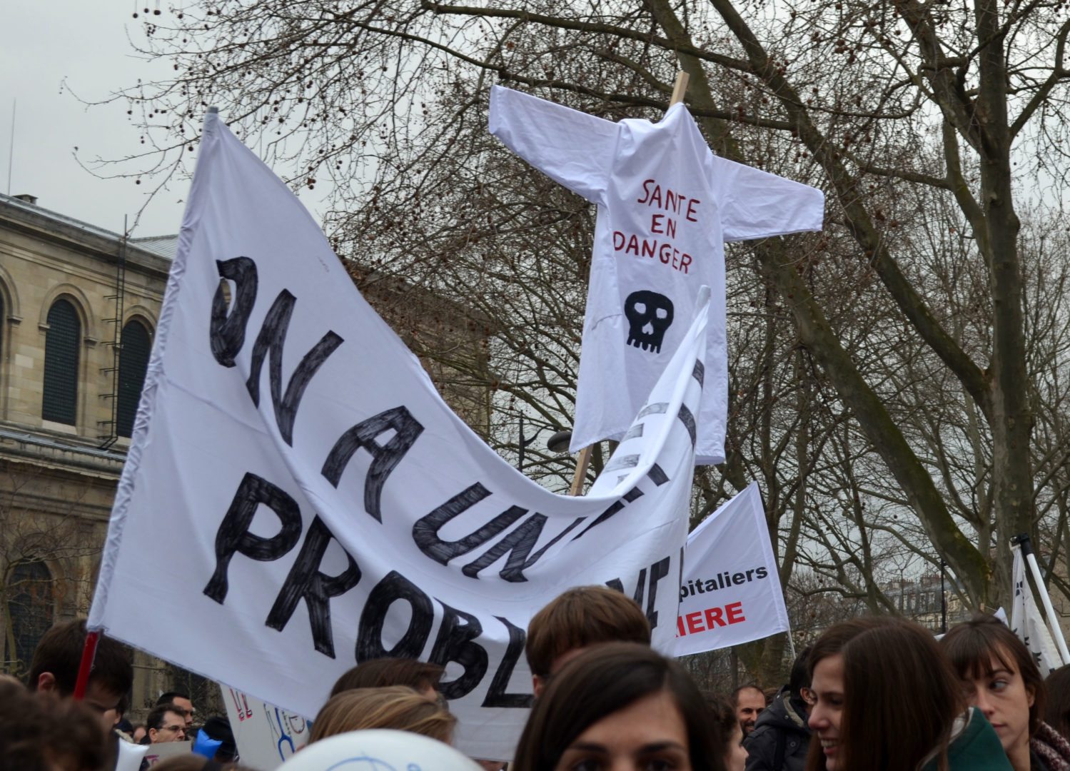 Manifestation contre projet de loi de sante