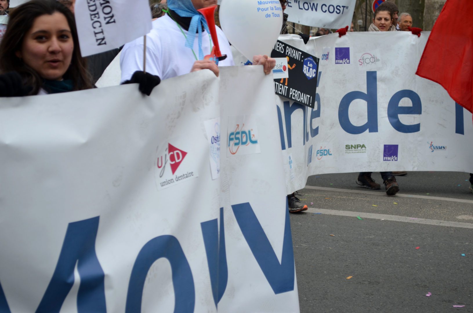 Manifestation syndicats dentaires