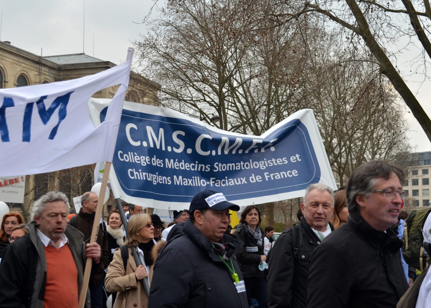 Stomatologistes manifestation 15 mars 2015