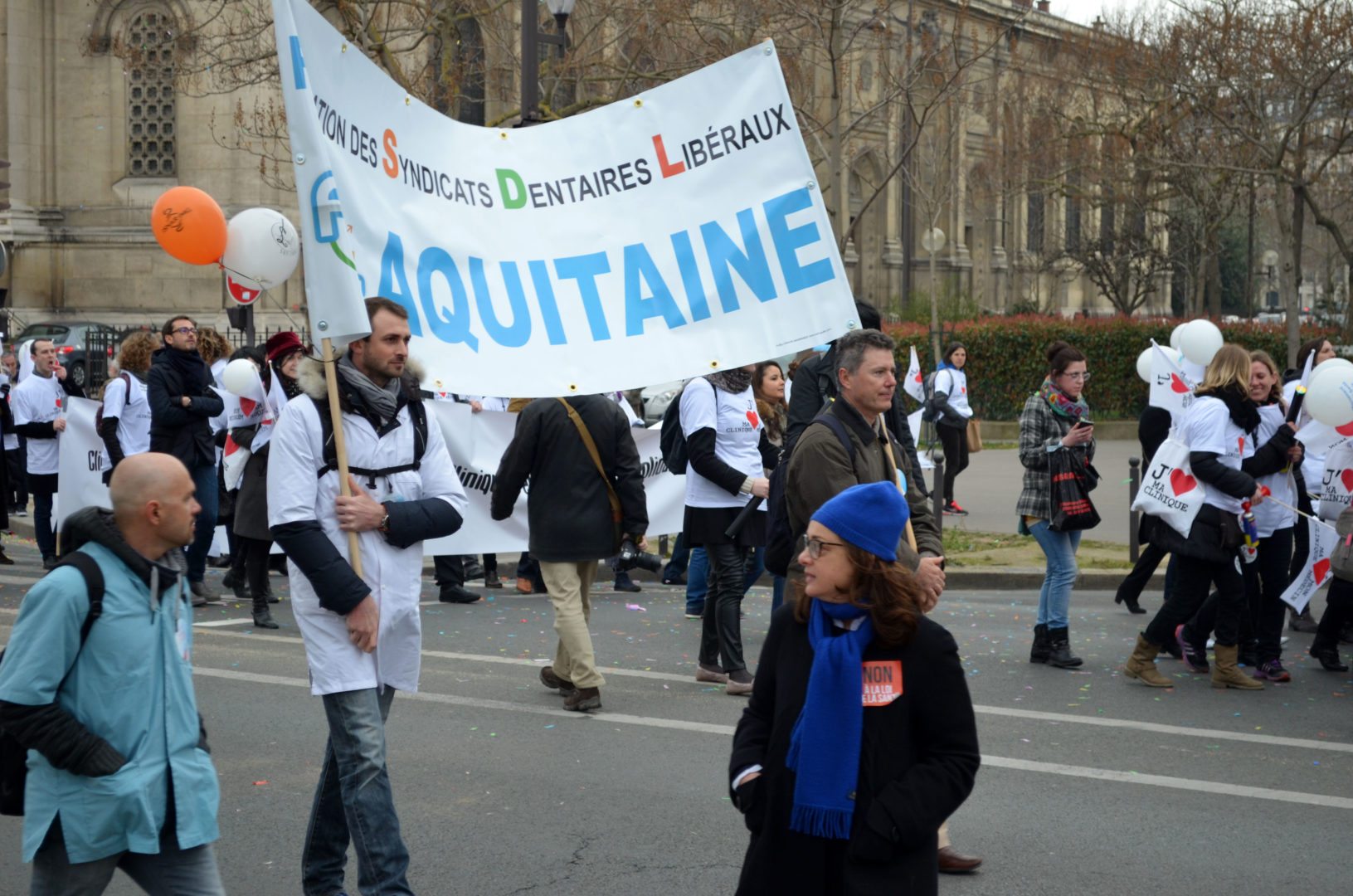 Syndicats dentaires manif 15 mars 2015