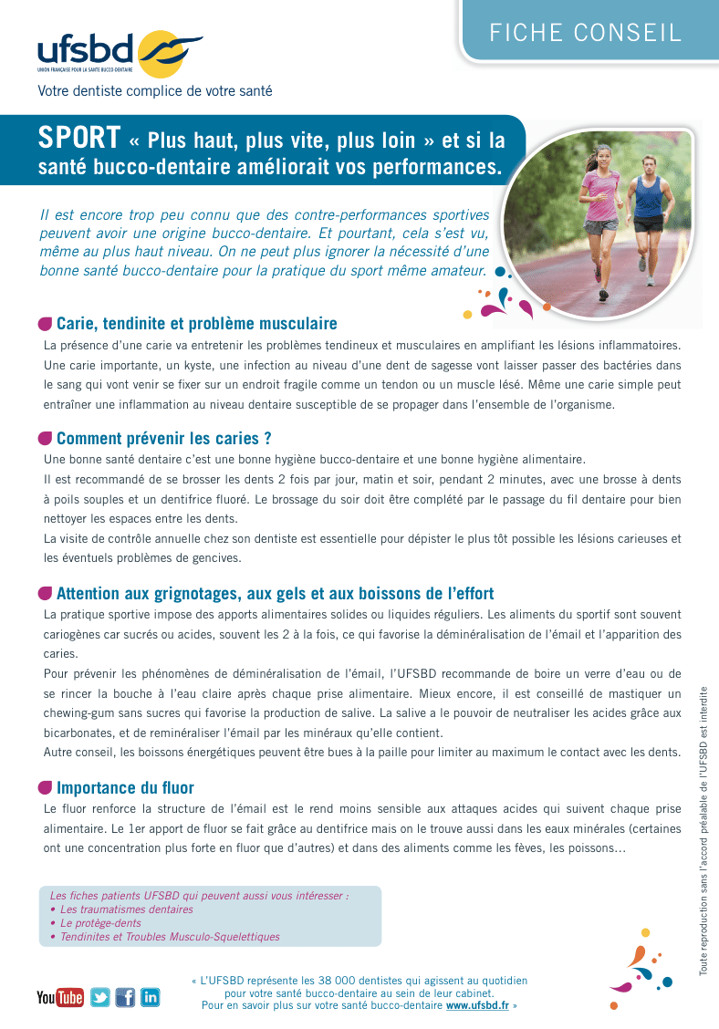 Proteger ses dents sport